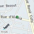 OpenStreetMap - 14 Rue d'Alésia 75014 Paris 
