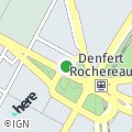 OpenStreetMap - Place Denfert-Rochereau, Paris, France