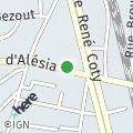 OpenStreetMap - 12 rue d'Alésia, 75014 PARIS