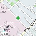 OpenStreetMap - 28 Rue Pierre Larousse, Paris, France